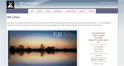 Desktop Screenshot of mxlinux.org