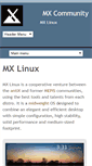 Mobile Screenshot of mxlinux.org